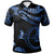 Yap Micronesia Polo Shirt Polynesian Tattoo Blue Version Unisex Blue - Polynesian Pride