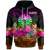 Tahiti Polynesian Hoodie Summer Hibiscus Unisex Reggae - Polynesian Pride