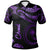 Chuuk Polo Shirt Polynesian Tattoo Purple Version Unisex Purple - Polynesian Pride