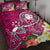 Fiji Quilt Bed Set - Turtle Plumeria (Pink) - Polynesian Pride