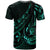 Fiji T Shirt The Flow of The Ocean Green - Polynesian Pride