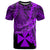 Wallis and Futuna Polynesian T Shirt Tribal Wave Tattoo Purple Unisex Purple - Polynesian Pride