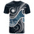 Marshall Islands Polynesian T Shirt Ocean Style Unisex Blue - Polynesian Pride