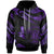 Niue Hoodie Polynesian Tattoo Purple Version Unisex Purple - Polynesian Pride