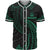 Vanuatu Polynesian Baseball Shirt - Green Tribal Wave Unisex Green - Polynesian Pride