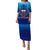 Manu Samoa Legend Puletasi Dress - LT12 Long Dress Blue - Polynesian Pride