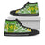 Hawaii Polynesian High Top Shoe - Hawaiian Pattern With Seal - Polynesian Pride