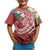 Fiji Polynesian T Shirt Summer Plumeria (Red) - Polynesian Pride