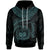 Polynesian Samoa Hoodie Samoan Waves (Turquoise) Unisex Turquoise - Polynesian Pride