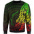 Cook Islands Sweatshirt - Polynesian Pattern Style Reggae Color Unisex Reggae - Polynesian Pride