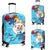 Niue Custom Personalised Luggage Covers - Tropical Style Blue - Polynesian Pride