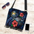 Nauru Polynesian Boho Handbag - Blue Turtle Hibiscus One Style One Size Blue - Polynesian Pride