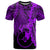 Yap Micronesia T Shirt Tribal Wave Tattoo Purple Unisex Purple - Polynesian Pride