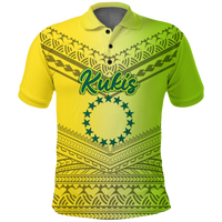Custom Kukis Cook Islands Pride Polo Shirt LT12 Unisex Yellow - Polynesian Pride