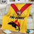 Papua New Guinea Rugby Blanket - PNG The Kumuls - LT20 White - Polynesian Pride