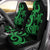 Pohnpei Car Seat Covers - Green Tentacle Turtle Universal Fit Green - Polynesian Pride