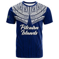 Pitcairn Islands Pride T Shirt LT12 Unisex Blue - Polynesian Pride
