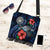 American Samoa Polynesian Boho Handbag - Blue Turtle Hibiscus One Style One Size Blue - Polynesian Pride