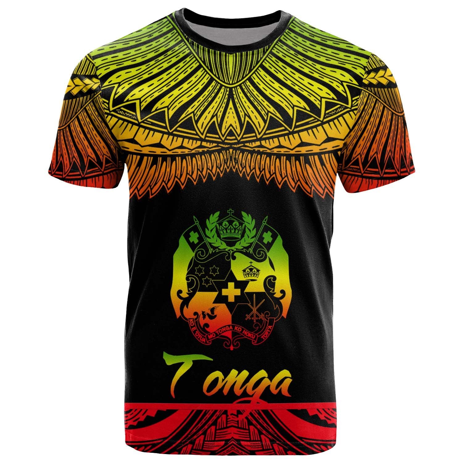 Tonga Polynesian T Shirt Tonga Pride Reggae Version Unisex Art - Polynesian Pride