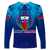 (Custom Personalised) Manu Samoa Legend Long Sleeve Shirt - LT12 Unisex Blue - Polynesian Pride