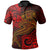 Polynesian Polo Shirt Red Shark Polynesian Tattoo Unisex Red - Polynesian Pride