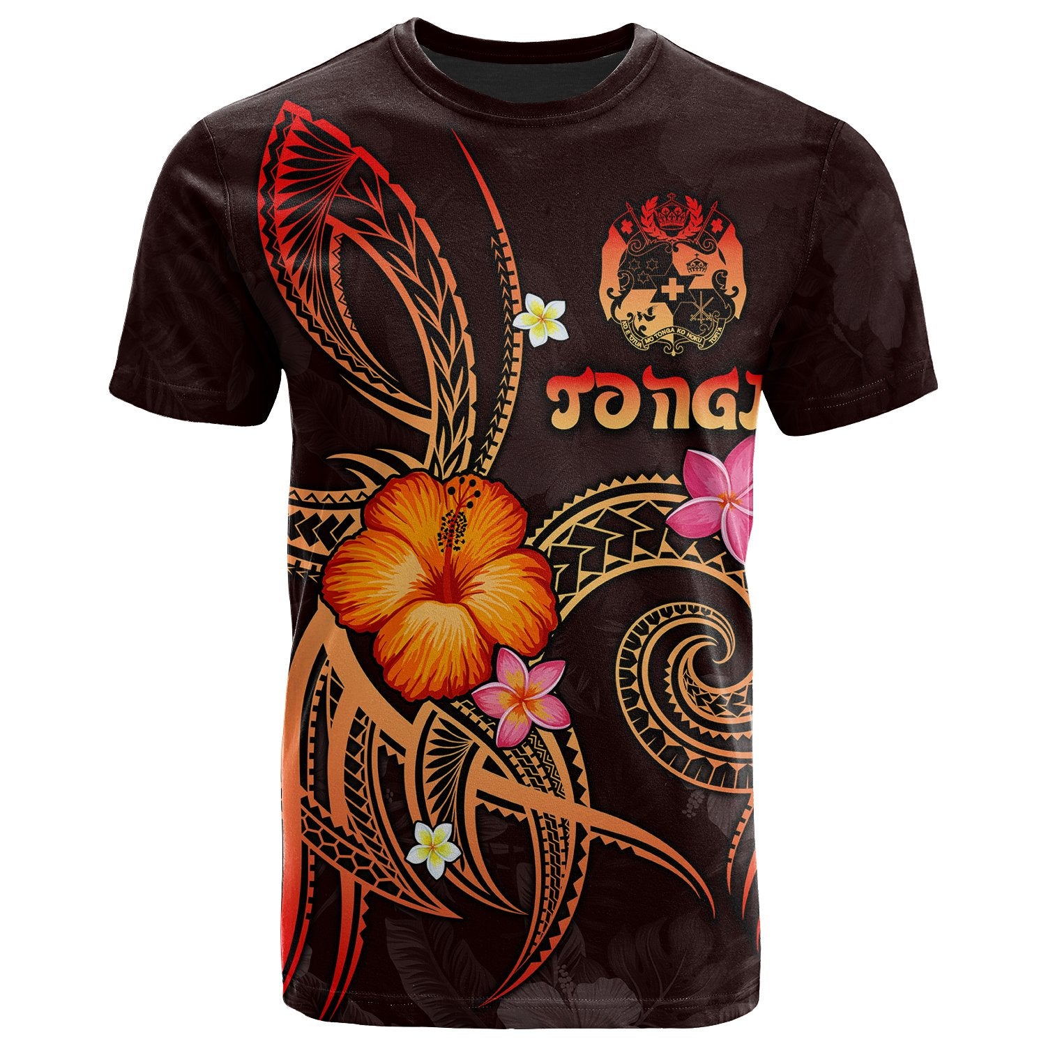 Tonga Polynesian T Shirt Legend of Tonga (Red) Unisex Red - Polynesian Pride