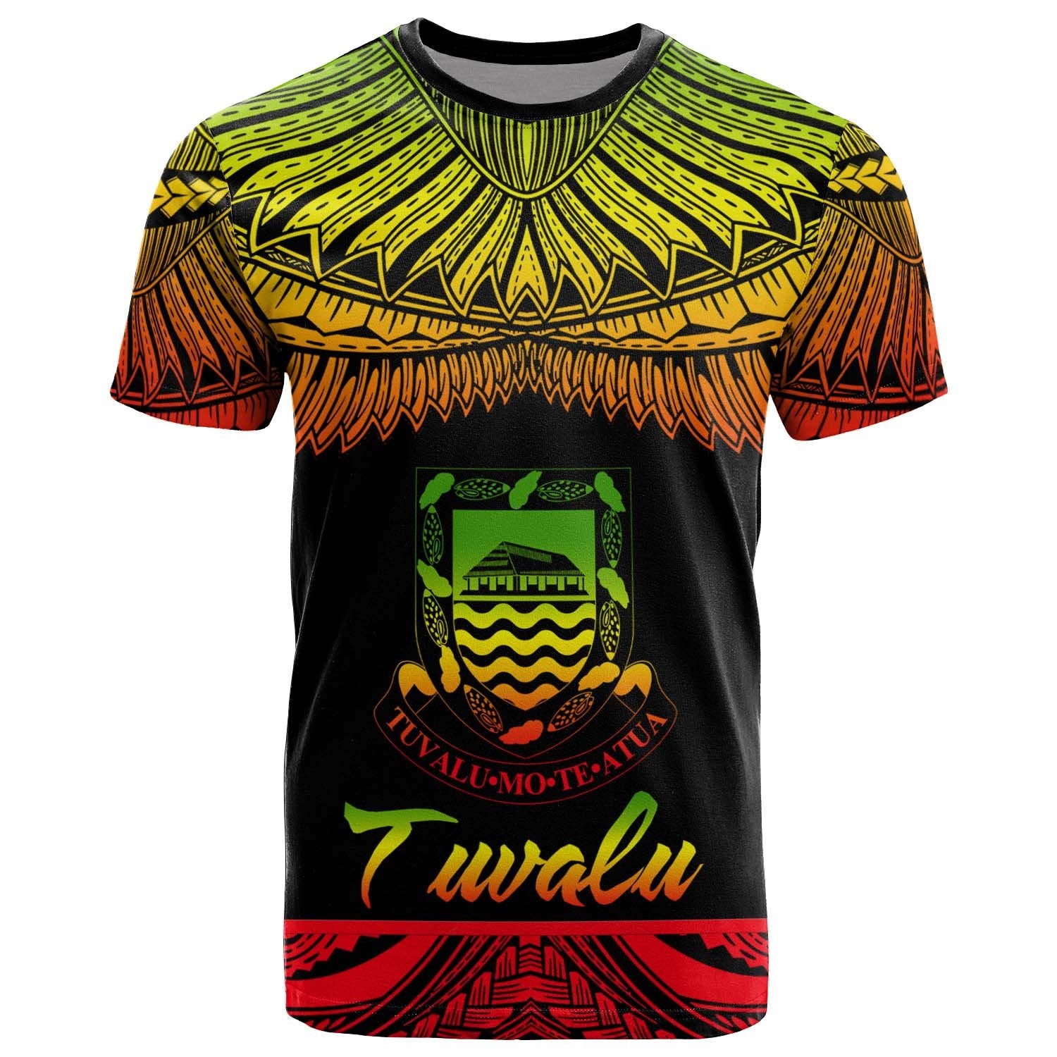 Tuvalu Polynesian T Shirt Tuvaluan Pride Reggae Version Unisex Art - Polynesian Pride