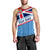 Fiji Day Men Tank Top - Tapa Pattern With Flag - LT12 - Polynesian Pride