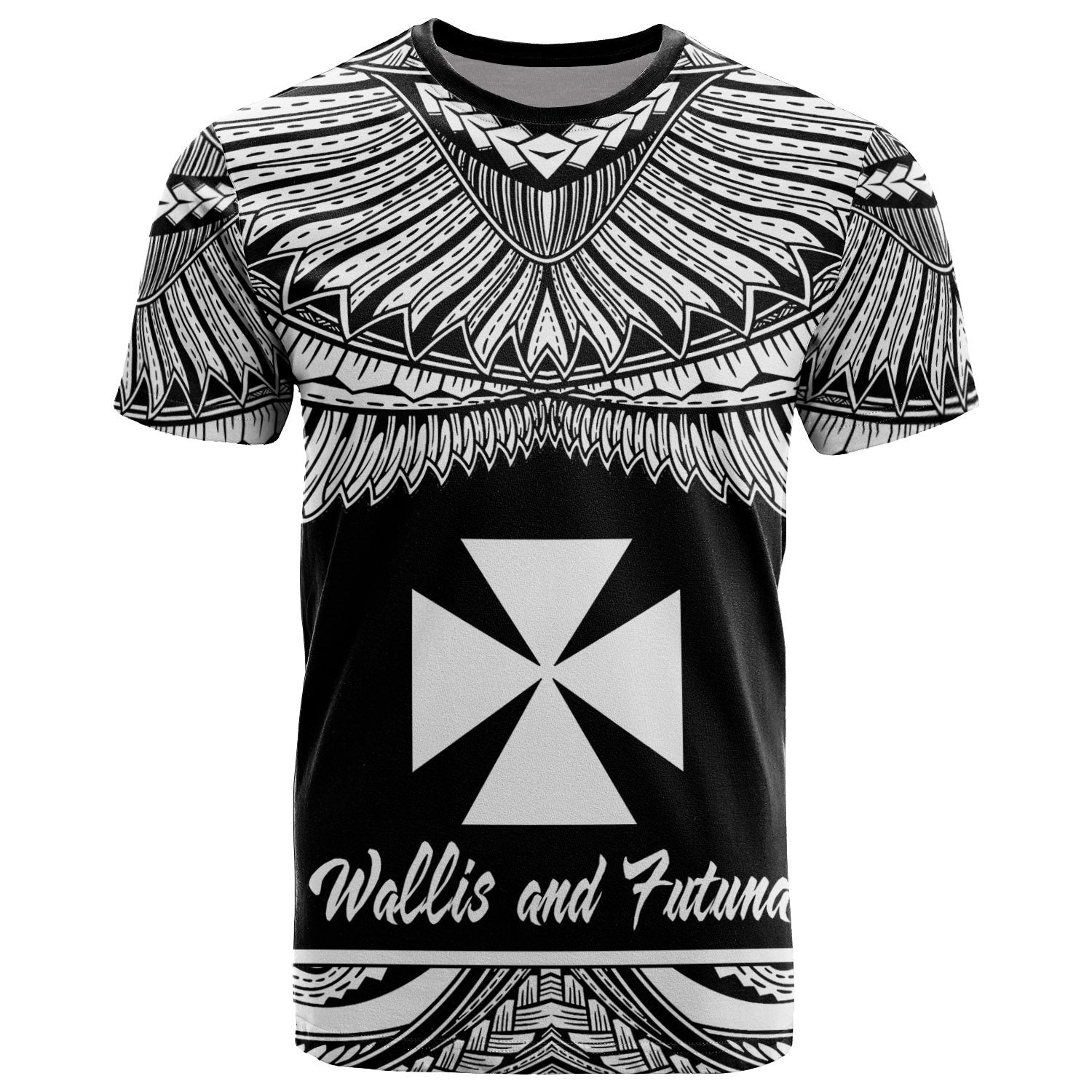 Wallis and Futuna Polynesian T Shirt Wallis and Futuna Pride White Version Unisex White - Polynesian Pride