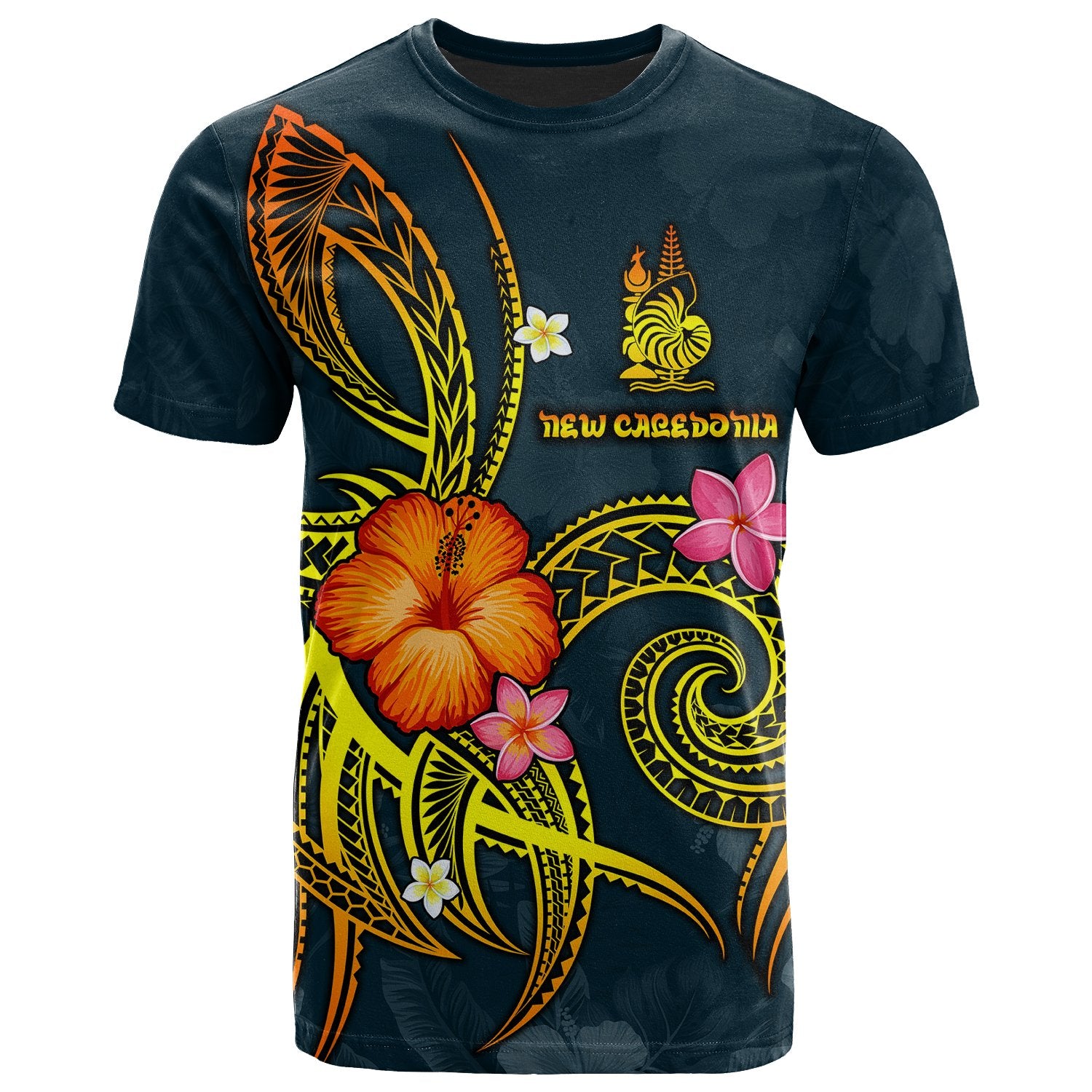 New Caledonia Polynesian T Shirt Legend of New Caledonia (Blue) Unisex Blue - Polynesian Pride