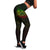 Palau Polynesian Women's Legging - Reggae Turtle Hibiscus Flower Frame Vintage - Polynesian Pride