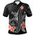 Palau Polo Shirt Polynesian Hibiscus Pattern Style Unisex Black - Polynesian Pride