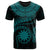 Nauru Polynesian T Shirt Nauru Waves (Turquoise) Unisex Art - Polynesian Pride