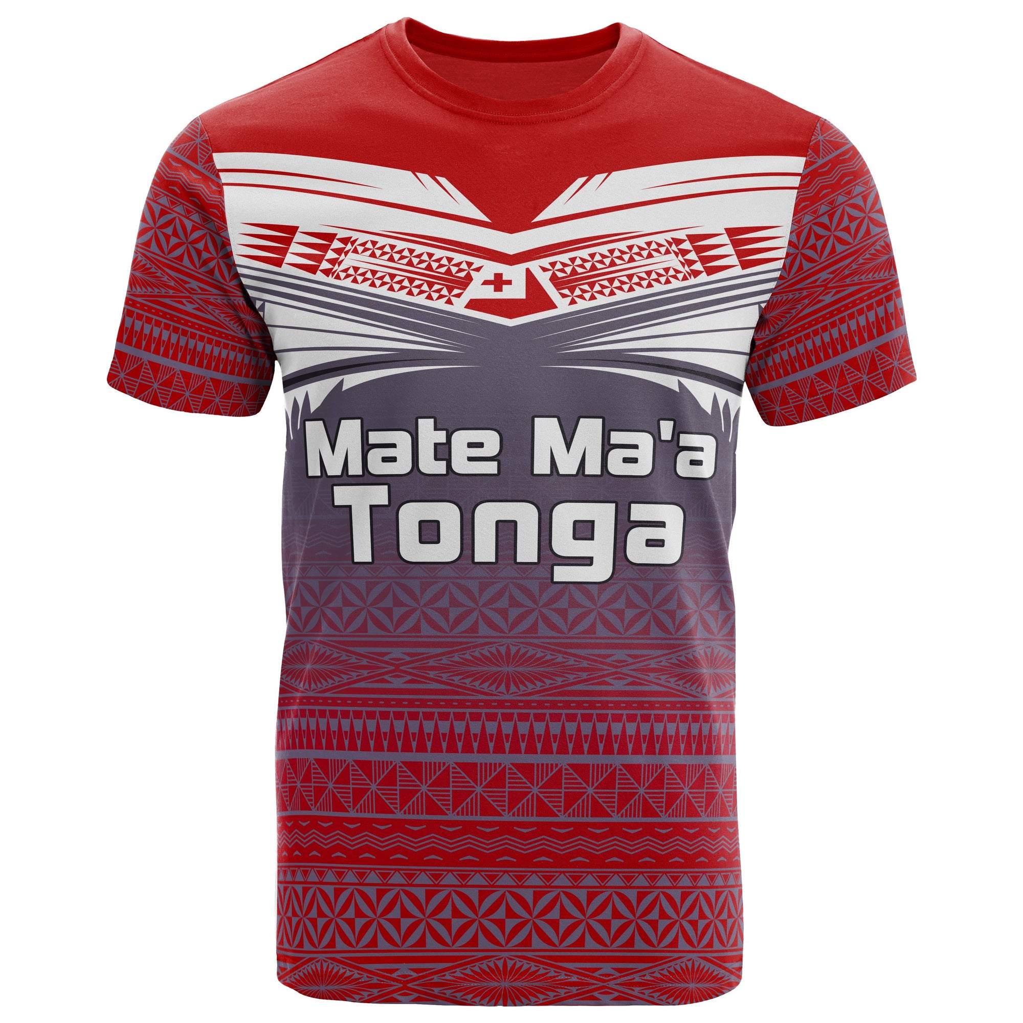 Tonga Polynesian T Shirt White Tattoo Unisex Art - Polynesian Pride