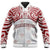 Hawaii Baseball Jacket - Kanaka Farrington High School Baseball Jacket Demodern Style AH Unisex White - Polynesian Pride