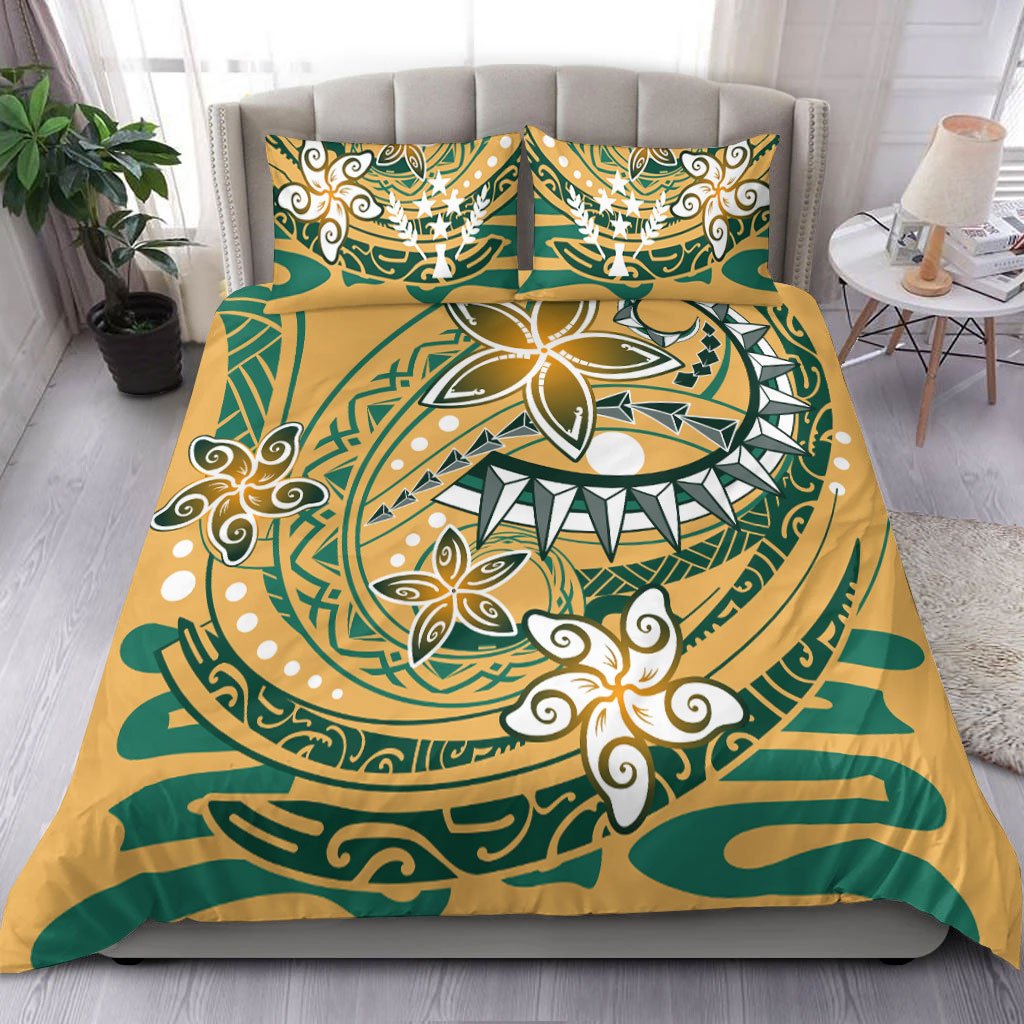 Kosrae Bedding Set - Spring Style Yellow - Polynesian Pride