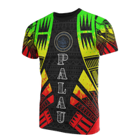 Palau T Shirt Palau Seal Polynesian Tattoo Reggae Style Unisex Reggae - Polynesian Pride