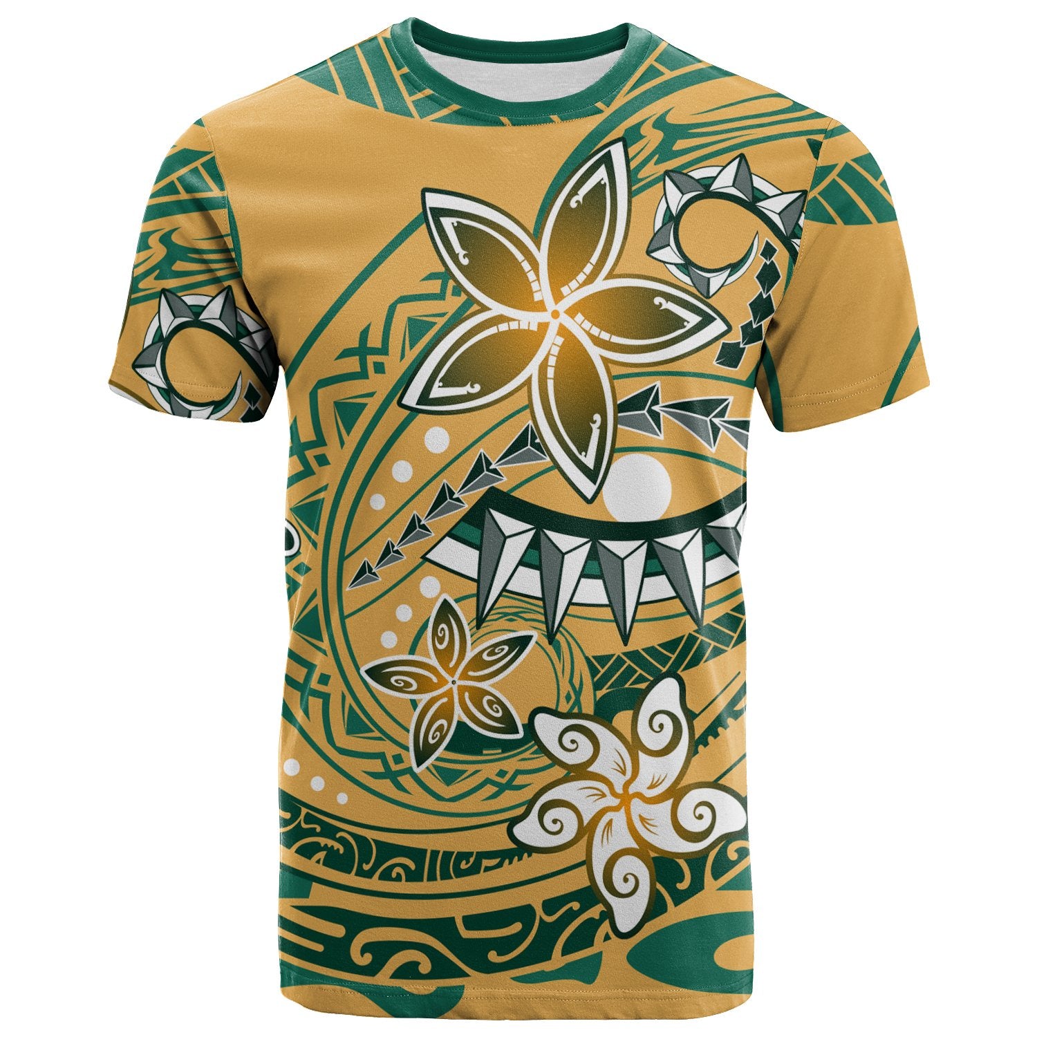 Polynesian T Shirt Spring Style Unisex Yellow - Polynesian Pride