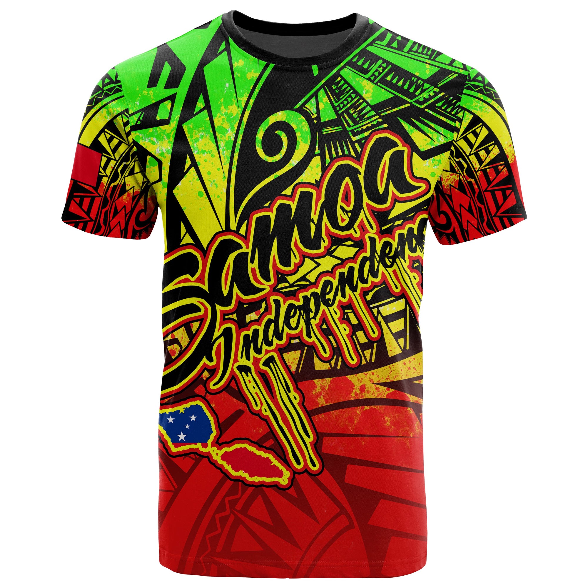 Samoa Polynesian T Shirt Independence Day Reggae Version Unisex Reggae - Polynesian Pride