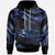 Fiji Hoodie Polynesian Tattoo Blue Version Unisex Blue - Polynesian Pride