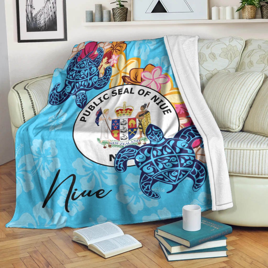 Niue Premium Blanket - Tropical Style White - Polynesian Pride