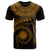 Marshall Islands Polynesian T Shirt Marshall Islands Waves (Golden) Unisex Golden - Polynesian Pride