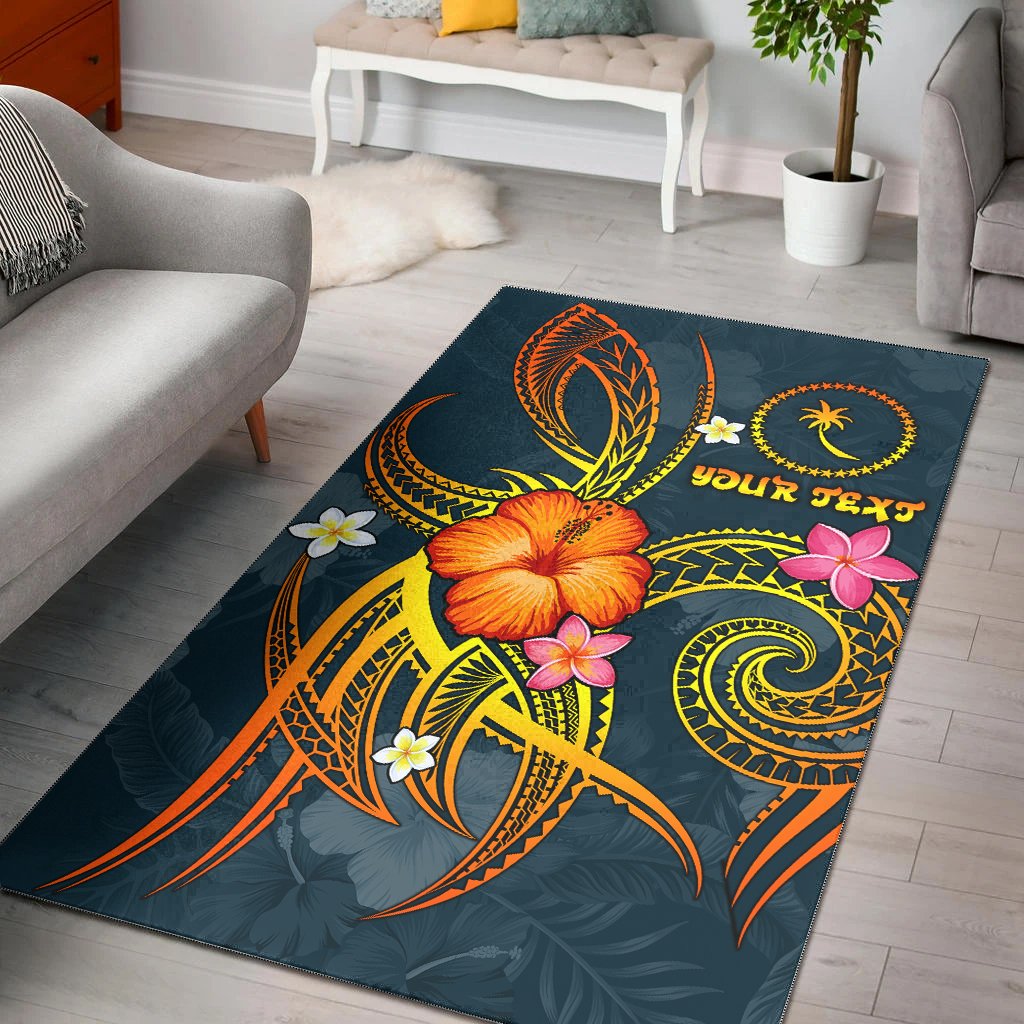 Chuuk Polynesian Personalised Area Rug - Legend of Chuuk (Blue) Blue - Polynesian Pride