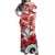 Polynesian Matching Dress and Hawaiian Shirt Hawaii Kanada and Red Hibiscus LT13 - Polynesian Pride