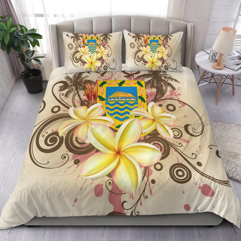 Tuvalu Polynesian Bedding Set - Summer Tropical White - Polynesian Pride