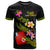 Wallis and Futuna Polynesian T Shirt Plumeria Tribal Unisex Black - Polynesian Pride