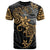 American Samoa Polynesian T Shirt Gold Seahorse Turtle Unisex GOLD - Polynesian Pride