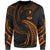 Yap Polynesian Sweater - Orange Tribal Wave Unisex Orange - Polynesian Pride