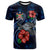 Fiji Polynesian T Shirt Blue Turtle Hibiscus Unisex Blue - Polynesian Pride