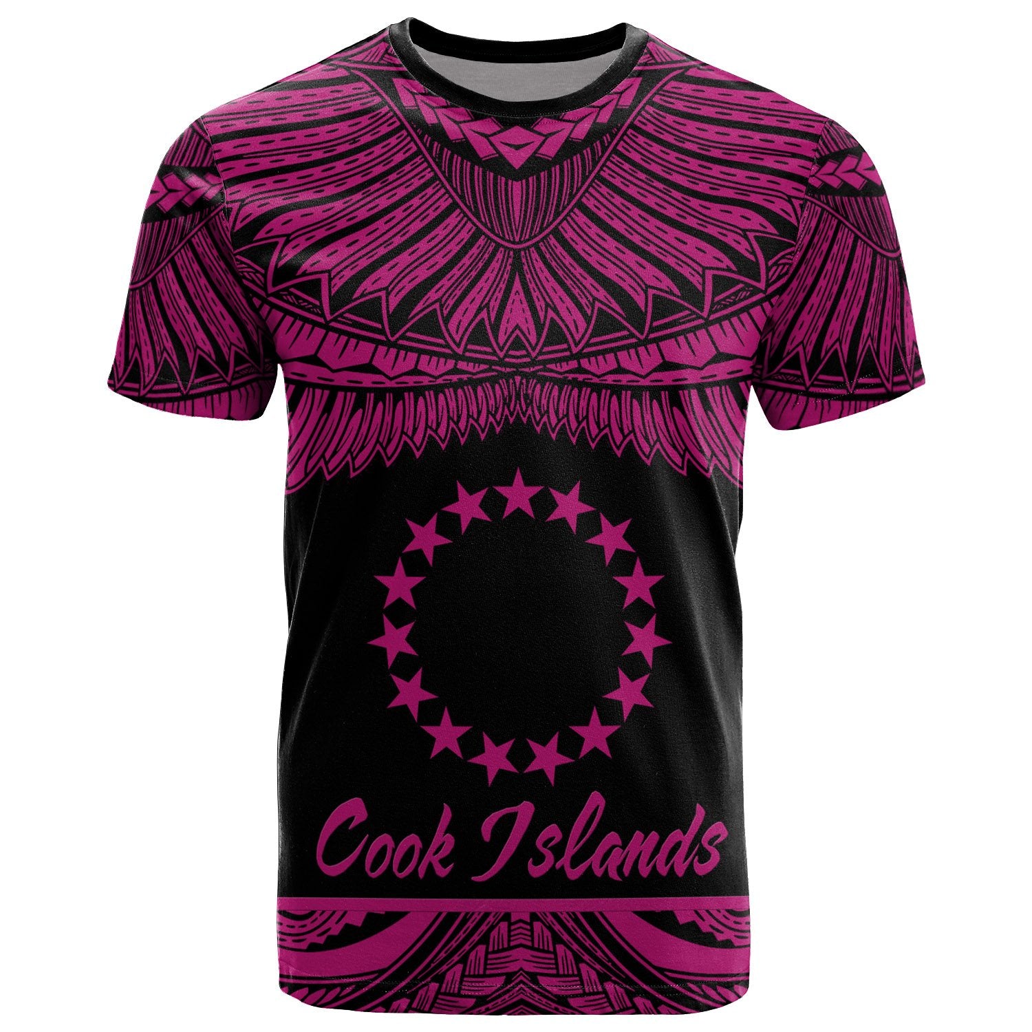 Cook Islands Polynesian T Shirt Cook Islands Pride Pink Version Unisex Pink - Polynesian Pride